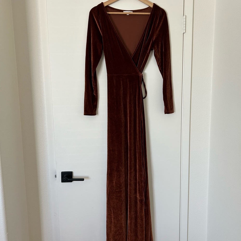 Baltic Born Velvet Wrap Dress